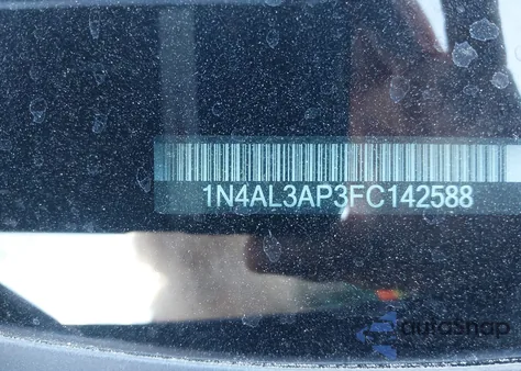 2015 Nissan Altima 2.5 S z USA, uszkodzony, nr VIN 1N4AL3AP3FC142588